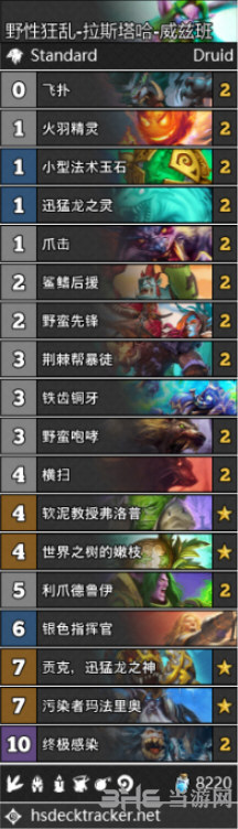 拉斯塔哈的大乱斗威兹班德卡组图片
