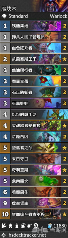 拉斯塔哈的大乱斗魔块术卡组图片