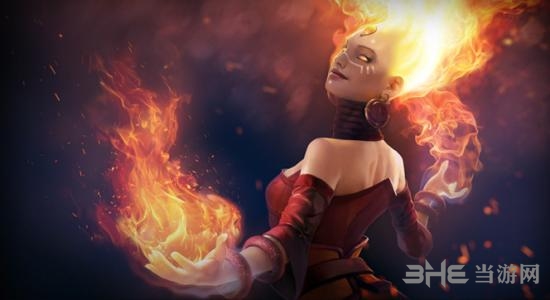 DOTA2火女原画