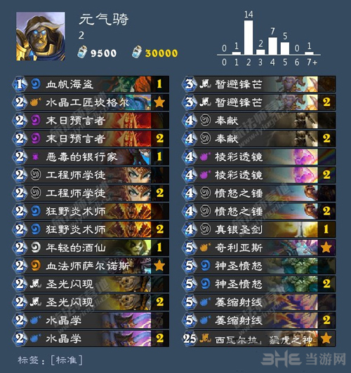 炉石传说元气骑配卡