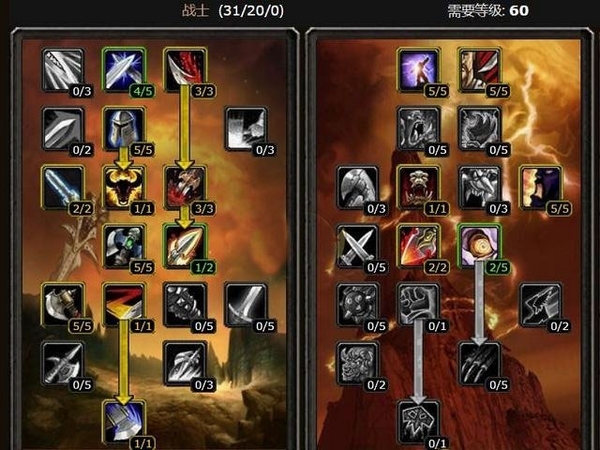 魔兽世界怀旧服天赋图片