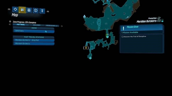 无主之地3地图图片