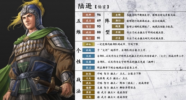 三国志14陆逊图片