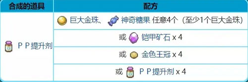 宝可梦剑盾机器鹕配方表