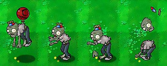 植物大战僵尸气球僵尸图片