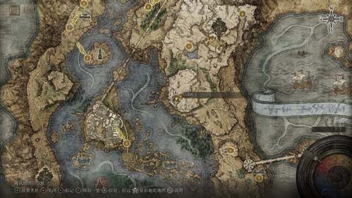 艾尔登法环乌龟魔法师所在地图1