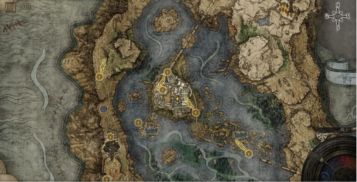 艾尔登法环长尾猫针位置地图