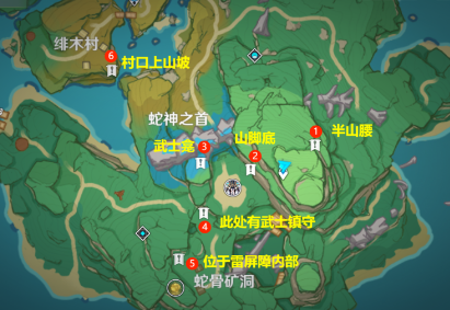 原神八酝岛神龛位置图