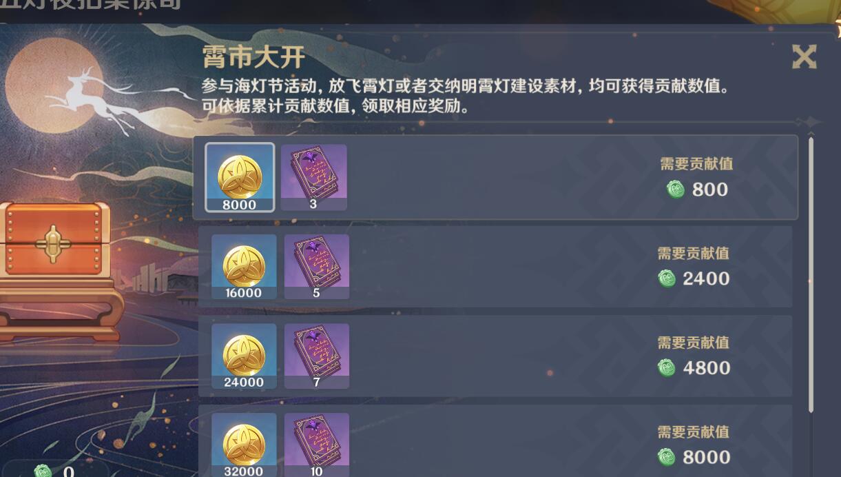 原神海灯节宵市贡献度速刷攻略