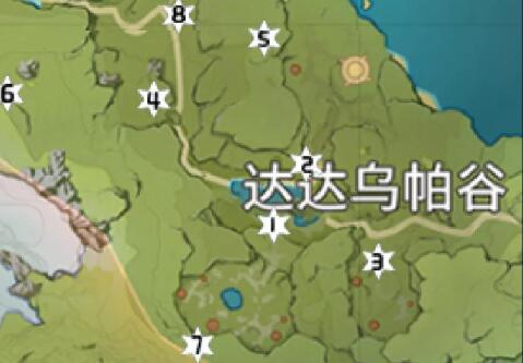 原神达达乌帕谷风神瞳刷新点一览