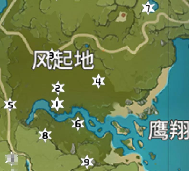 原神风起地风神瞳位置分享
