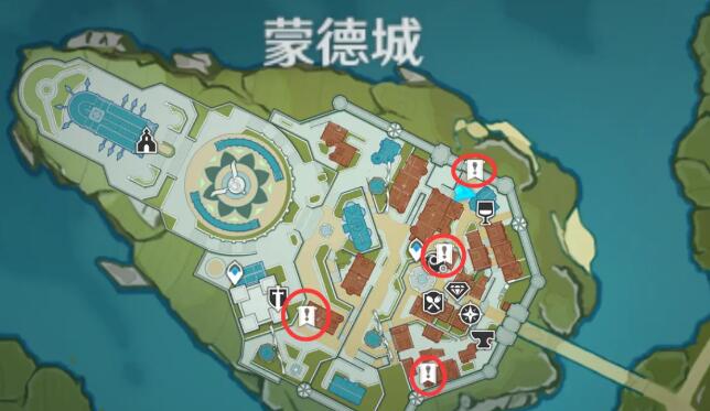 原神蒙德海报与告示牌位置在哪里