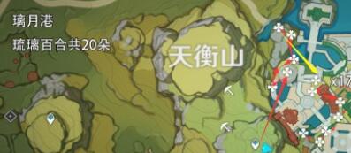 原神琉璃百合采集路线推荐