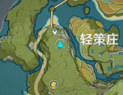 原神轻策庄瀑布山洞怎么进入