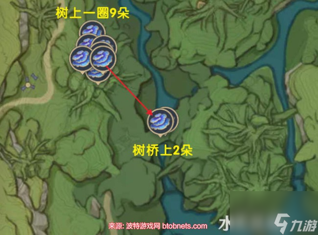 原神树王圣体菇分布图-树王圣体菇怎么采摘