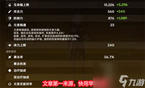 阿贝多毕业属性介绍 原神阿贝多毕业面板是多少
