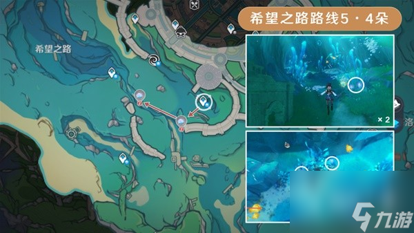 原神海露花采集路线一览