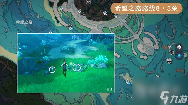 原神海露花采集路线一览