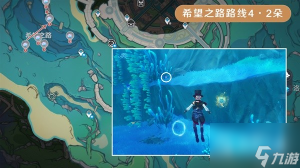 原神海露花采集路线一览