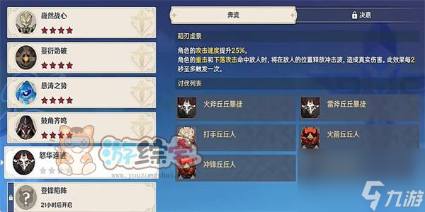 原神怒华连迹任务攻略 怒华连迹通关阵容推荐