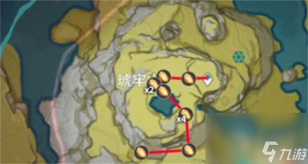 原神4.0石珀最佳采集路线介绍