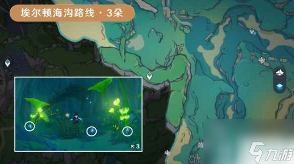《原神》海露花采集路线分享