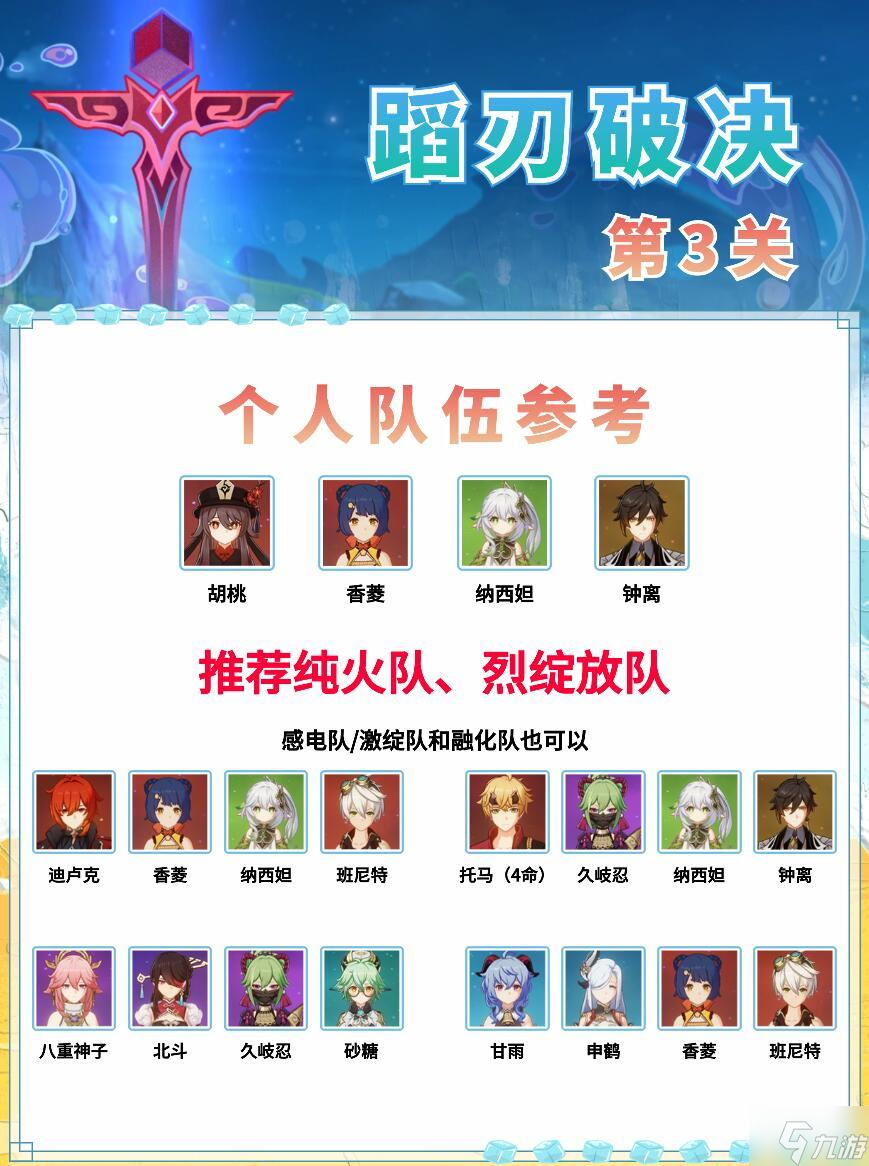 原神蹈刃破决第三天攻略
