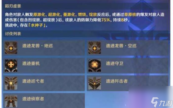 原神蹈刃破决第二天攻略-第二天蔓衍劲破图文攻略