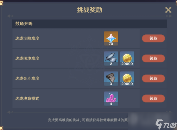 原神蹈刃破决鼓角齐鸣怎么通关