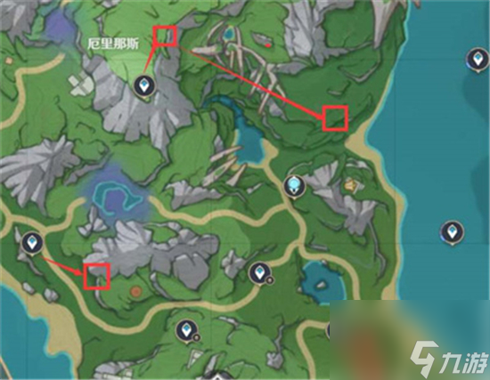 原神萃凝晶采集路线图-原神萃凝晶分布图