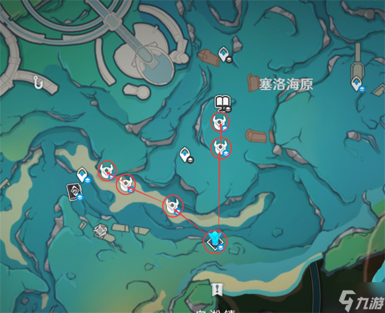 原神原海异种刷新点路线攻略