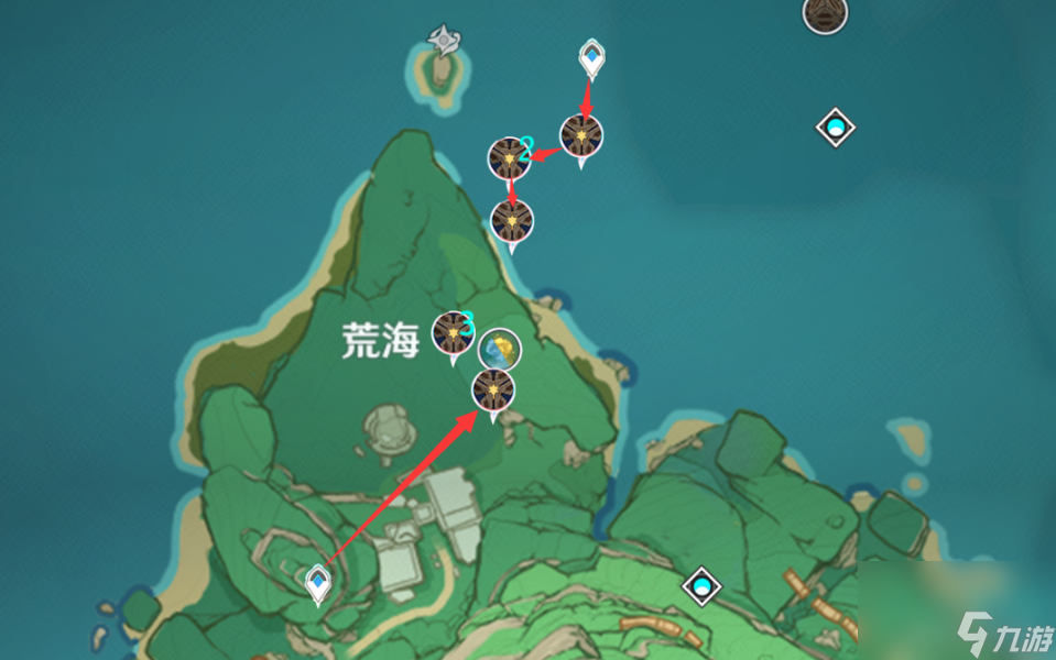 《原神》混沌真眼全收集路线图