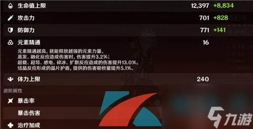 原神班尼特毕业攻击力加成一览