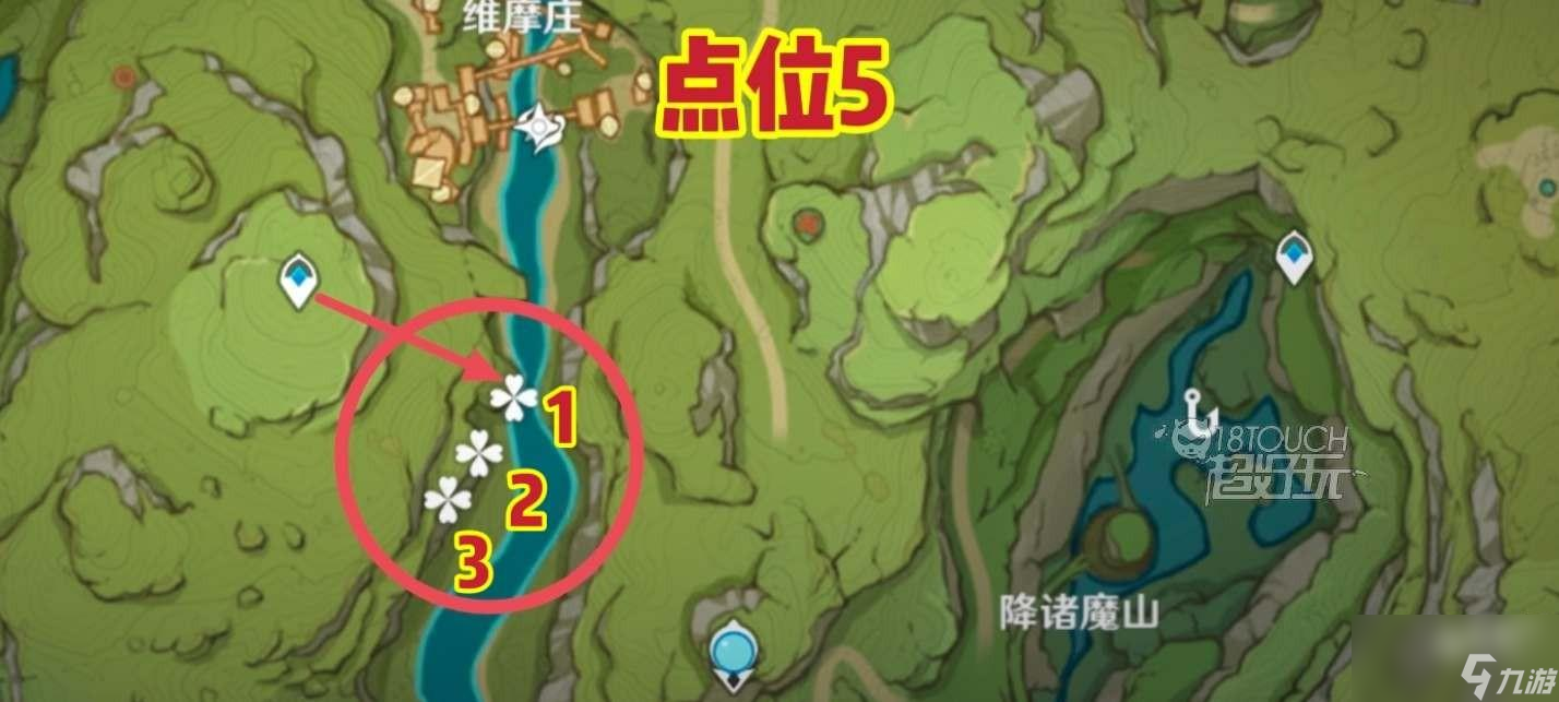 原神劫波莲采集路线图分享2023