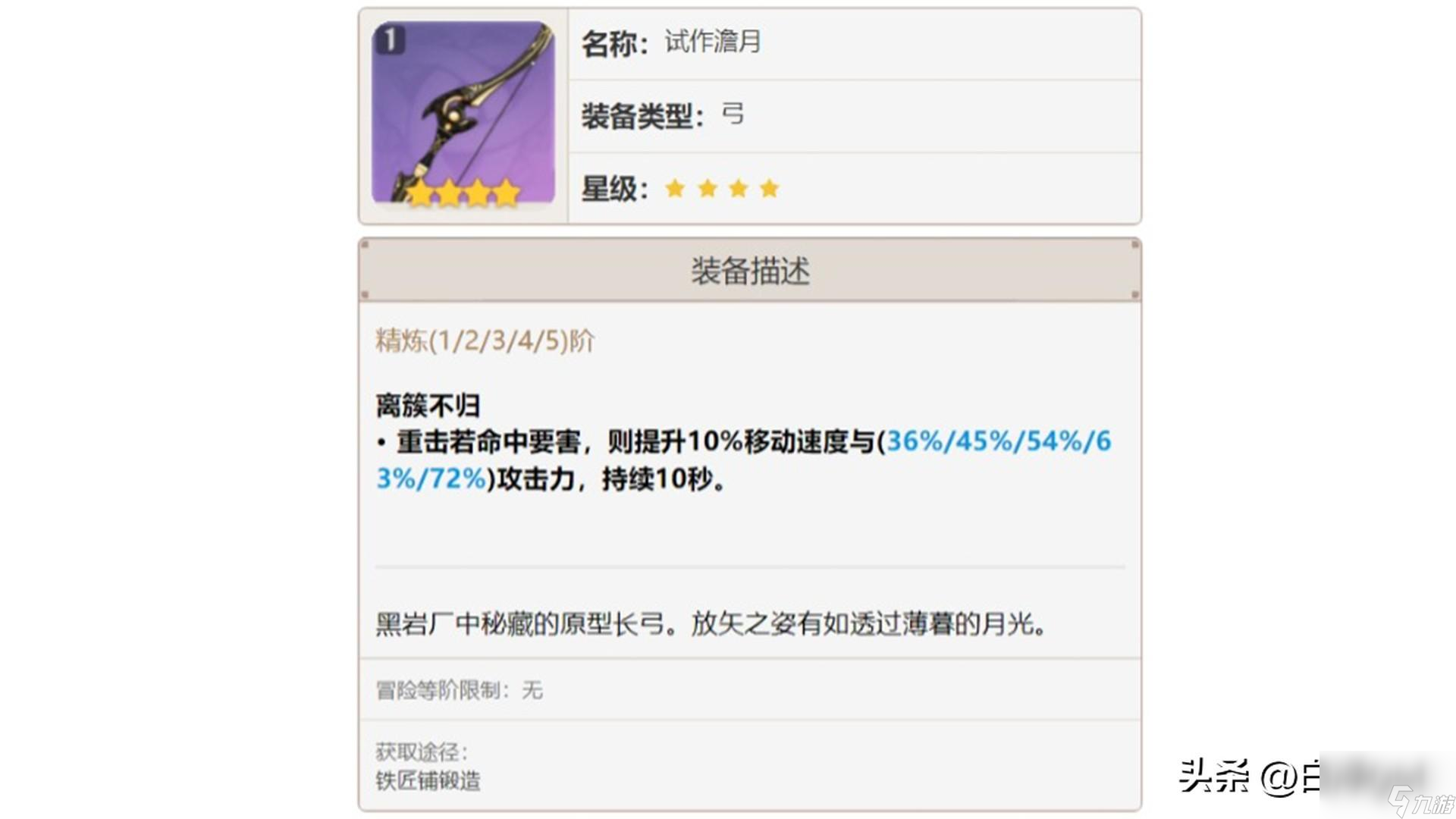 原神甘雨突破材料清单一览 天赋材料汇总详解