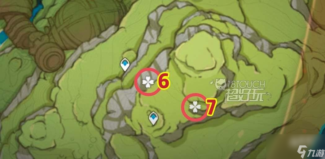 原神劫波莲采集路线图分享2023