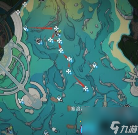 原神枫丹海露花的采集方法与收集路线-原神枫丹海露花采集方法