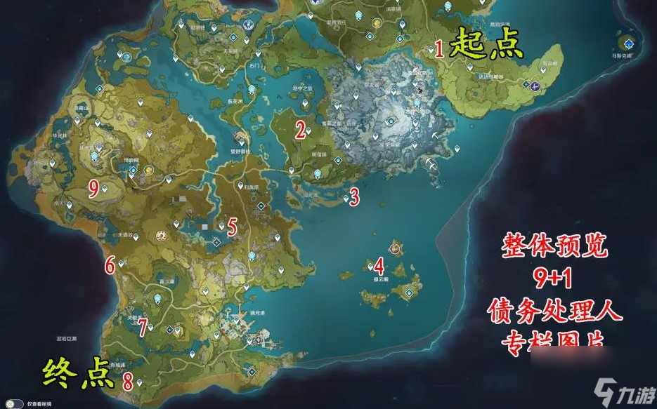 原神债务处理人分布图