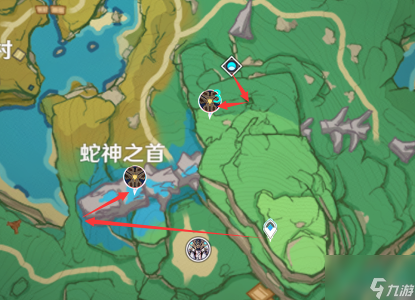 《原神》混沌真眼全收集路线图