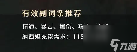 原神纳西妲圣遗物推荐