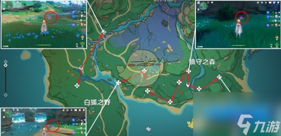 原神3.8绯樱绣球收集路线一览