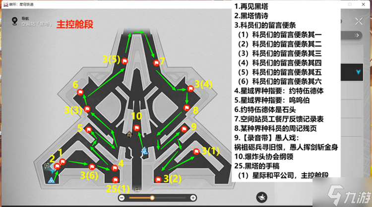 星穹铁道主控舱段书籍位置攻略