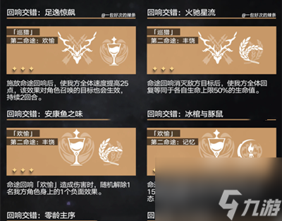 《崩坏星穹铁道》回响交错组合效果介绍
