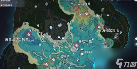 原神：海獭宝箱获取指南，寻找七个宝箱的详细方法
