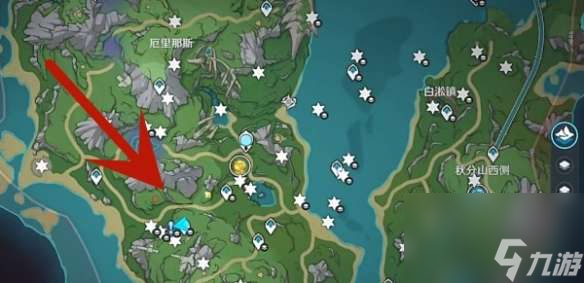 《原神》海沫村水神瞳位置攻略