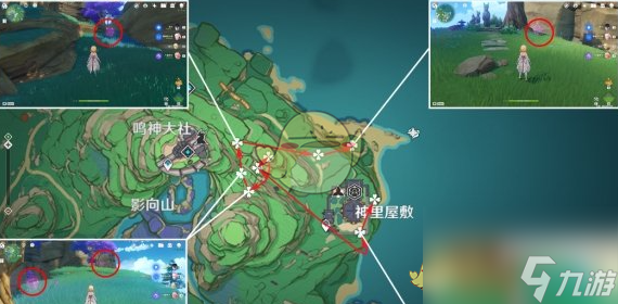 原神3.8绯樱绣球收集路线一览