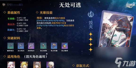 崩坏星穹铁道无处可逃光锥强度分析