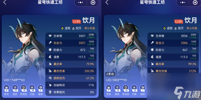 崩坏星穹铁道饮月毕业面板 饮月毕业遗器属性