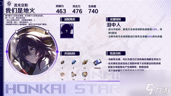 崩坏星穹铁道存护光锥适合哪些角色-存护光锥角色搭配一览