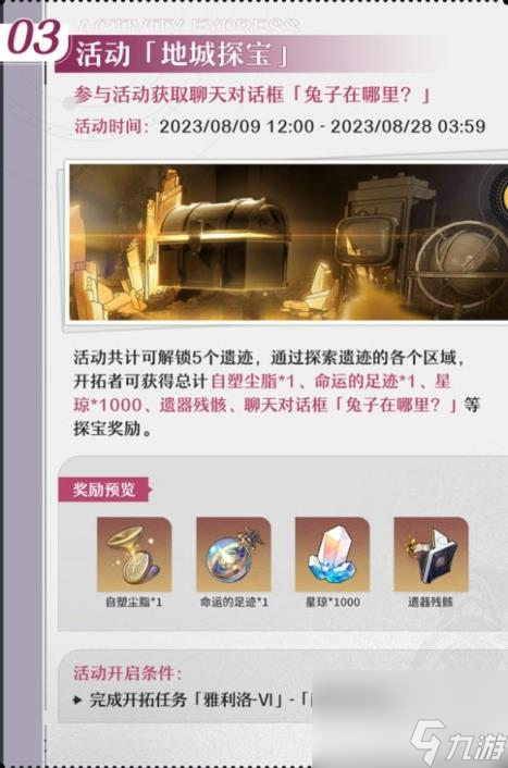 崩坏星穹铁道1.2下半活动时间总览 1.2下半活动有哪些？